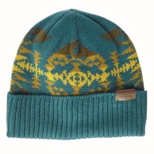 [New] Pendleton Knit Cap Diamond Peak Wool Beanie